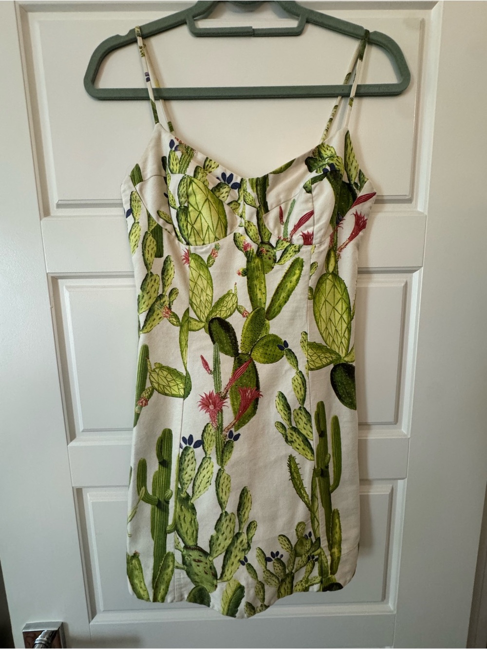 FARM Rio Cactus Print Mini Dress Tropical Resort Wear Small